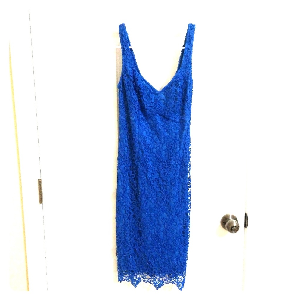 Royal blue dress